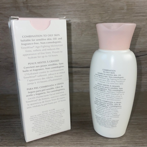 Mary Kay Timewise Age Fighting Moisturizer 3.3 fl oz Combo Oily Skin New In Box! - Picture 2 of 4